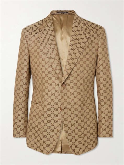 mens designer suits gucci|Gucci linen blend suit jacket.